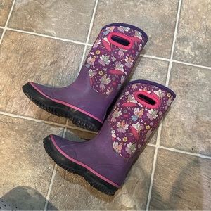 Purple fairy lone cone boots size 10 little kids